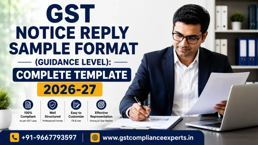 GST Notice Reply Sample Format (Guidance Level):