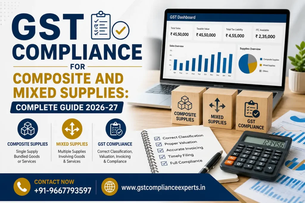 GST Compliance for Composite and Mixed Supplies: