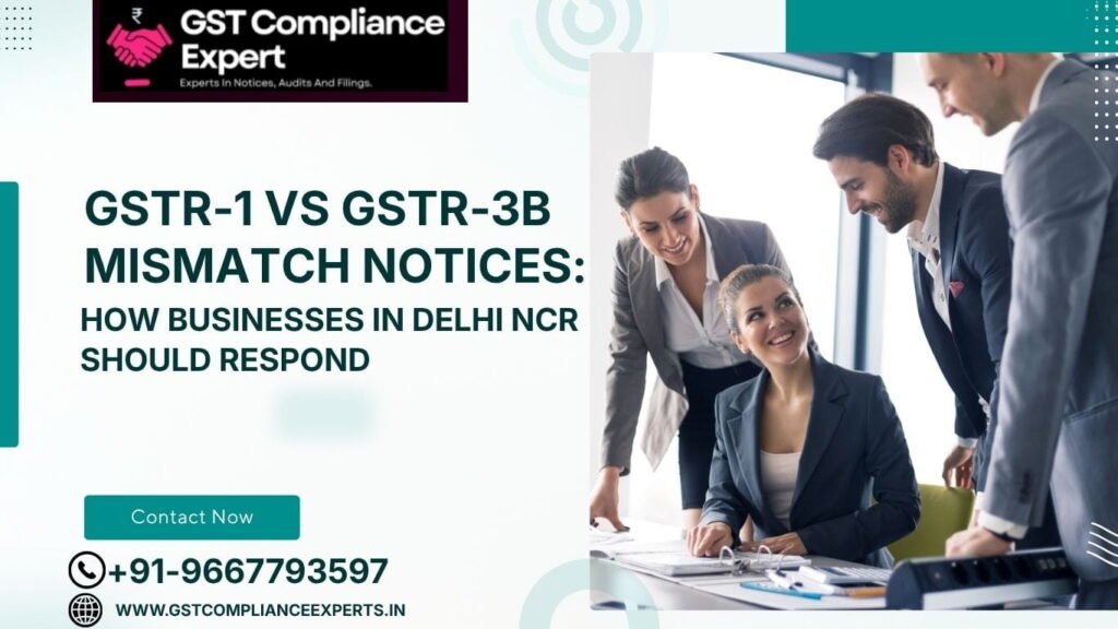 GSTR‑1 vs GSTR‑3B Mismatch Notices: