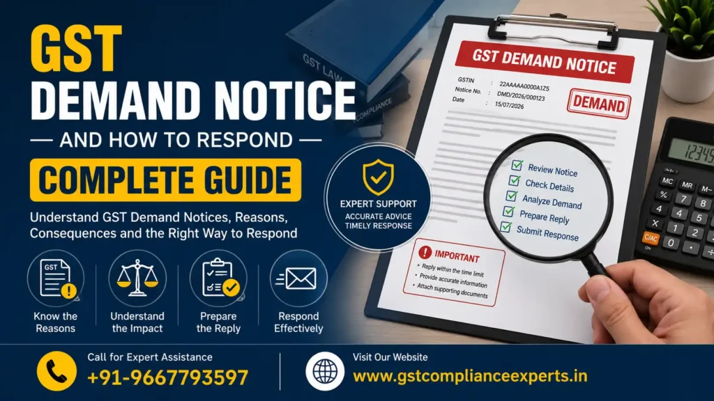 GST Demand Notice and How to Respond Complete Guide