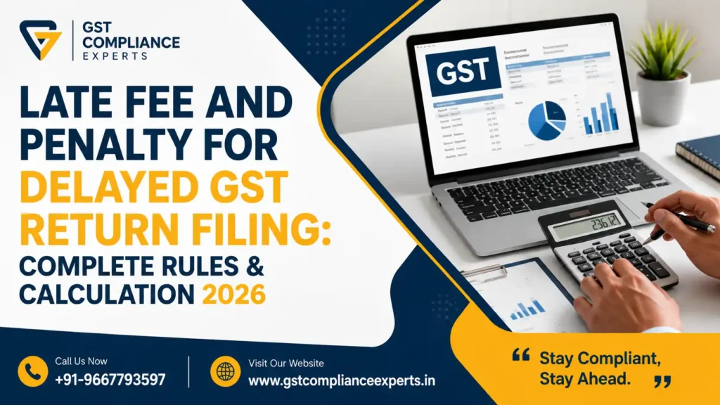 Late Fee and Penalty for Delayed GST Return Filing